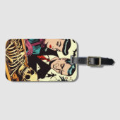 レトロゴシックカップル漫画 ラゲッジタグ (正面横)