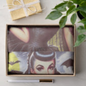 レトロゴシックバンパイアピンアップ 薄葉紙 (ギフト)