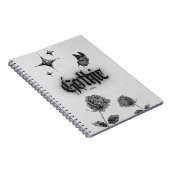 レトロゴシック様式のノート – Dark Eutitic Journal ノートブック (右側)