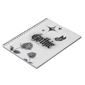 レトロゴシック様式のノート – Dark Eutitic Journal ノートブック (左側)