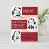 レトロゴシップガルズバチェロレッテ招待状 招待状 (スタンド正面)