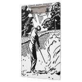 レトロゴルファー砂トラップ クリップボード (左)