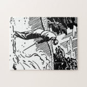 レトロゴルファー砂トラップ ジグソーパズル (横)