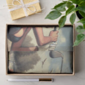 レトロゴルフガール 薄葉紙 (ギフト)