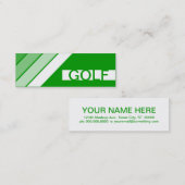 レトロゴルフ スキニー名刺 (正面/裏面)