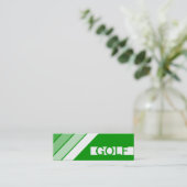 レトロゴルフ スキニー名刺 (スタンド正面)