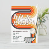 レトロゴルフ ヒット＆ギグルの招待状 招待状 (スタンド正面)