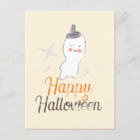 レトロゴースト落書きハロウィンデザイン