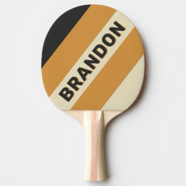 レトロゴールデンホライはっきりしたンストライプズの名前 卓球ラケット
