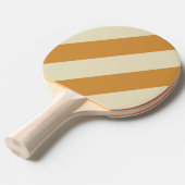 レトロゴールデンホライゾン3はっきりしたストライプ 卓球ラケット (正面アングル)