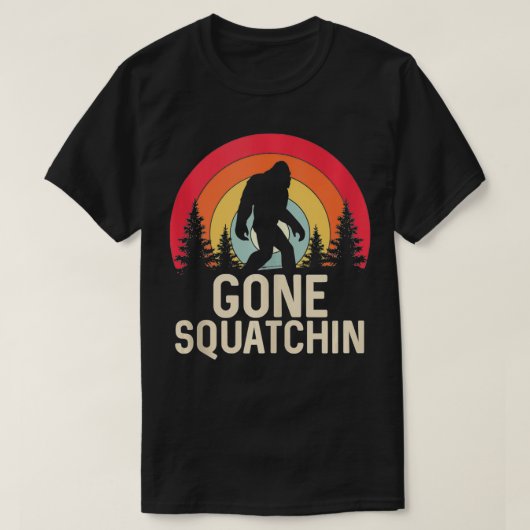 レトロゴーンスクアチン Tシャツ (デザイン正面)