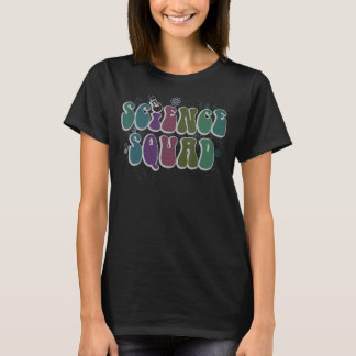レトロサイエンススクワッドGroovy技術チームSTEM Cr Tシャツ