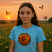 レトロサイケデリックキュートハイランドカーフ感動的ァグ Tシャツ