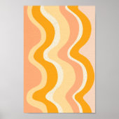 レトロサイケデリックグルーヴカラフルポスター ポスター (正面)