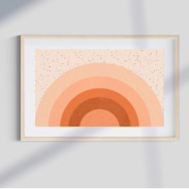 レトロサイケデリックグルーヴカラフルポスター ポスター