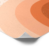 レトロサイケデリックグルーヴカラフルポスター ポスター (角)