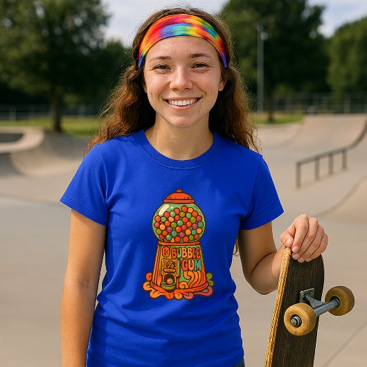 レトロサイケデリックグンボール機 Tシャツ