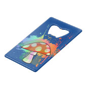 レトロサイケデリックパーティー1969年みたいな！ クレジットカード栓抜き (裏面アングル)