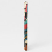 レトロサイケデリックブロック_個の電話ケース iPhoneケース (右側)