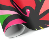 レトロサイケデリック ラッピングペーパー (ロールコーナー)