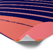 レトロサイバーパンクゲーマーガールポスター ポスター (角)