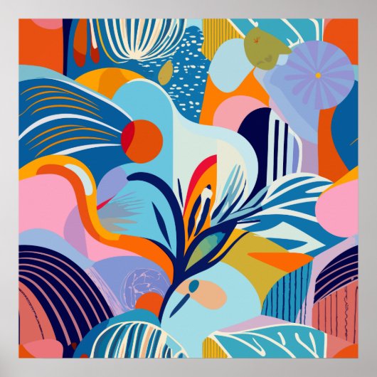 レトロサイバーパンクゲーマーガールポスター ポスター (正面)