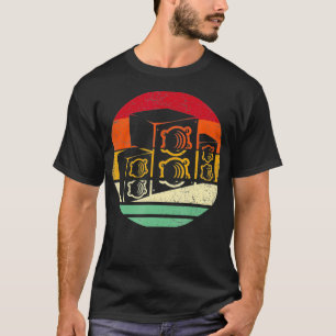 レトロサウンドエンジニアスピーカーミュージックオーディオエンジニア Tシャツ
