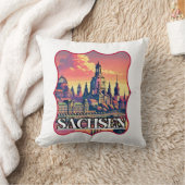 レトロサクセンスカイライン クッション (ブランケット)