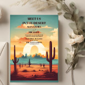 レトロサク結婚テン 招待状