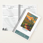 レトロサグアーロシーニックビューレシピノート ノートブック (内側)