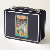 レトロサッカーカーインスパイアド メタルランチボックス (裏面)