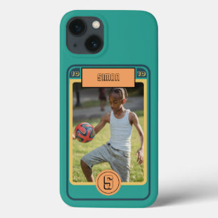 レトロサッカーカーインスパイアド iPhone 13ケース