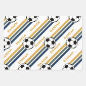 レトロサッカーダミア ラッピングペーパーシート (正面3)