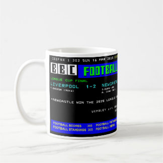 レトロサッカーファイナルマグ – セファックスデザイン コーヒーマグカップ
