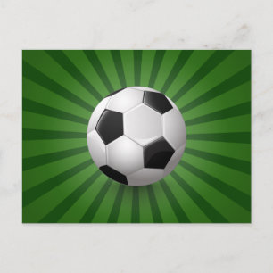レトロサッカーボールはがき ポストカード