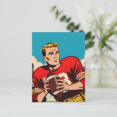 レトロサッカー漫画 ポストカード (スタンド正面)