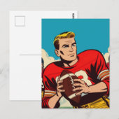 レトロサッカー漫画 ポストカード (正面/裏面)