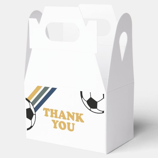 レトロサッカー誕生日サンキューオフィーブルボックス フェイバーボックス (オープン)