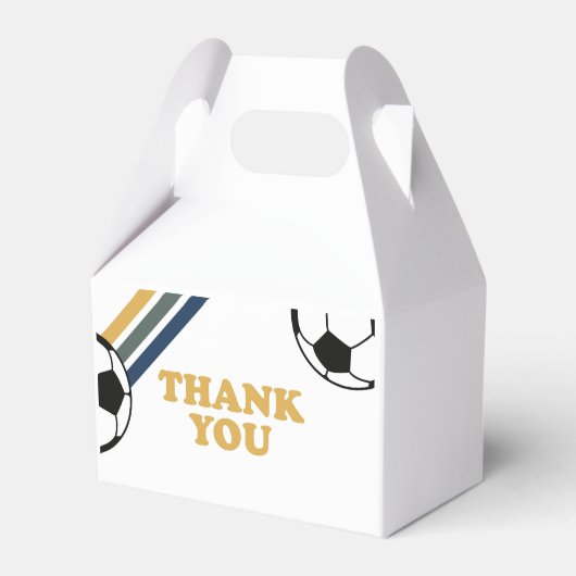 レトロサッカー誕生日サンキューオフィーブルボックス フェイバーボックス (正面サイド)