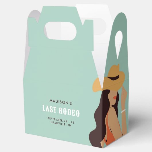 レトロサッシラストロデオピンクグリーンバチェロレッテ フェイバーボックス (オープン)