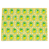 レトロサニーイエローレモン ラージペーパーバッグ (正面)