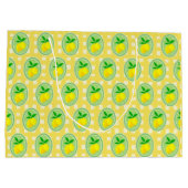 レトロサニーイエローレモン ラージペーパーバッグ (裏面)