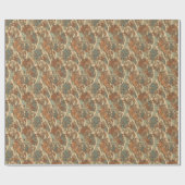 レトロサバーバルトイレデジュエラッピング紙転が ラッピングペーパー (フラット)