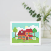 レトロサバーブハウスニューホームチェンジオブアドレス 案内ポストカード (スタンド正面)