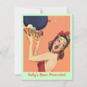 レトロサプライズパーティーの任意の大事な行事招待状 招待状 (正面)