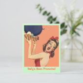 レトロサプライズパーティーの任意の大事な行事招待状 招待状 (スタンド正面)