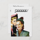 レトロサプライズパーティーV2 招待状 (正面/裏面)