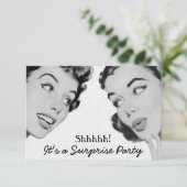 レトロサプライズ誕生日パーティーV2 招待状 (スタンド正面)