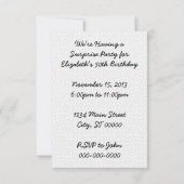 レトロサプライズ誕生日パーティーV2 招待状 (裏面)