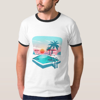 レトロサマーのTシャツ Tシャツ
